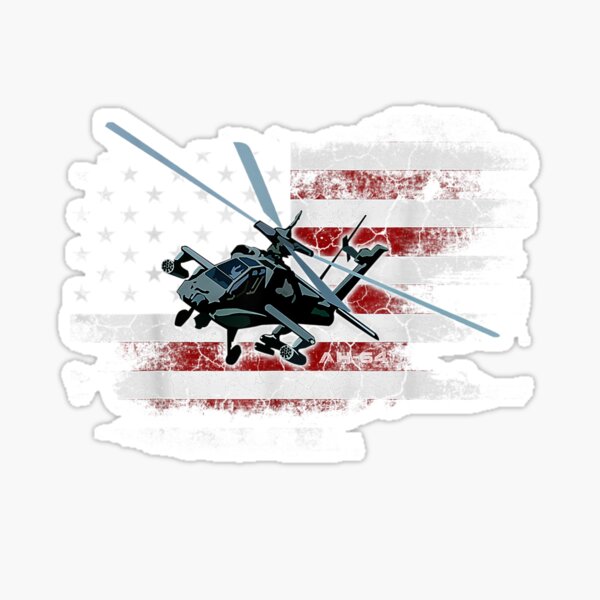 Vista previa del artículo con la obra «AH64 Apache trae al veterano del músculo», diseñado y vendido por Colleen206.