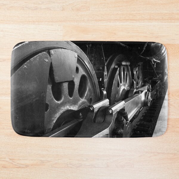 Item preview, Steam Engine Wheels in Black and White designed and sold by Douglas E. Welch Design and Photography.