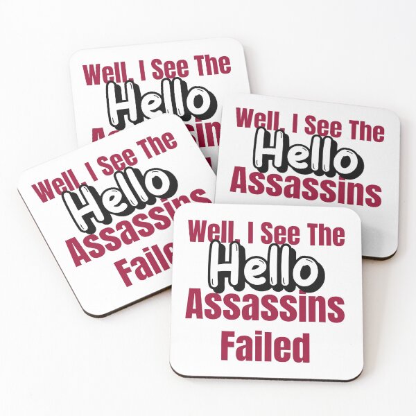 Item preview, Well Hello, I see the assassins failed designed and sold by LidaRayArt.