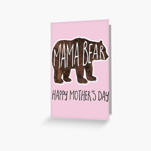 Item preview, Funny Mother's Day card - Mama Bear designed and sold by hitechmom.