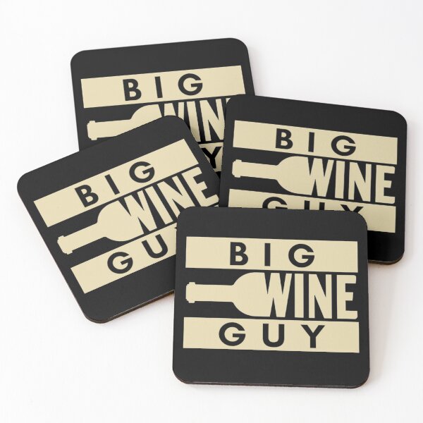 Item preview, Big wine guy with horizontal bottle of wine designed and sold by AlvarezTimothy.