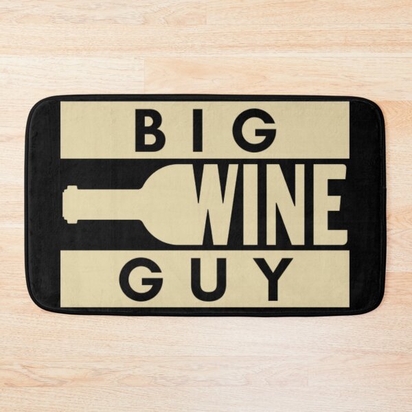 Item preview, Big wine guy with horizontal bottle of wine designed and sold by AlvarezTimothy.