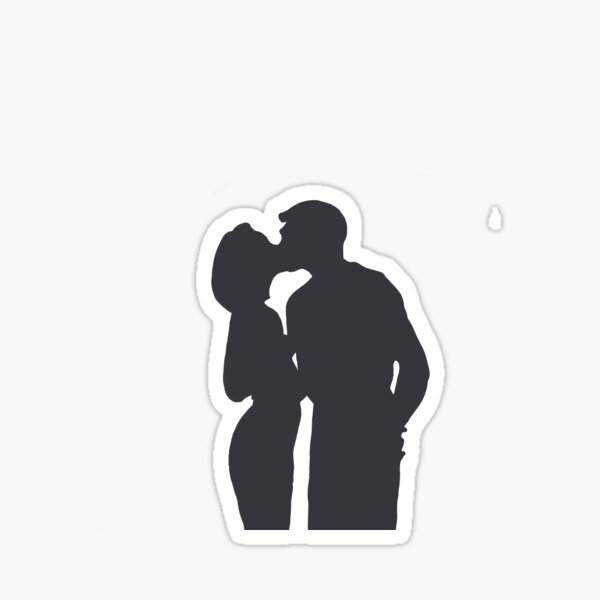 Vinyl Decal Free Shipping #80 Mom and Baby Forehead Kiss Silhouette 