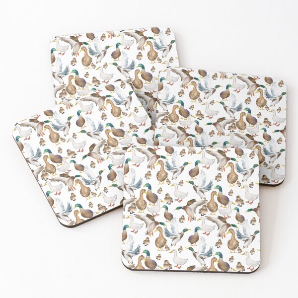 Item preview, Cute ducks art ,Goose,geese,Birds illustration,pattern  designed and sold by MariaMarinova.