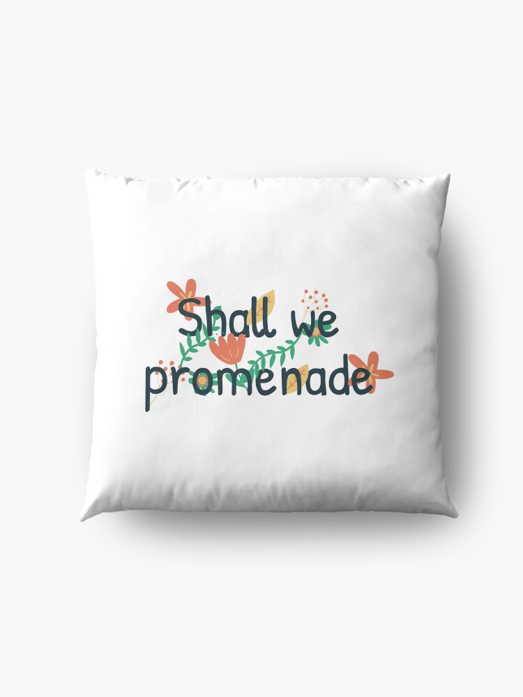 Alternate view of Shall We Promenade Floor Pillow
