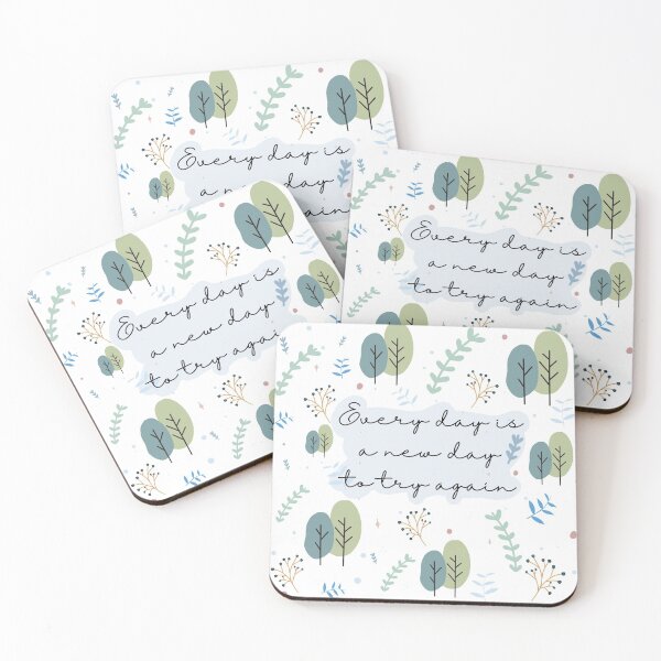Item preview, Every day is a new day to try again designed and sold by ByKarli.