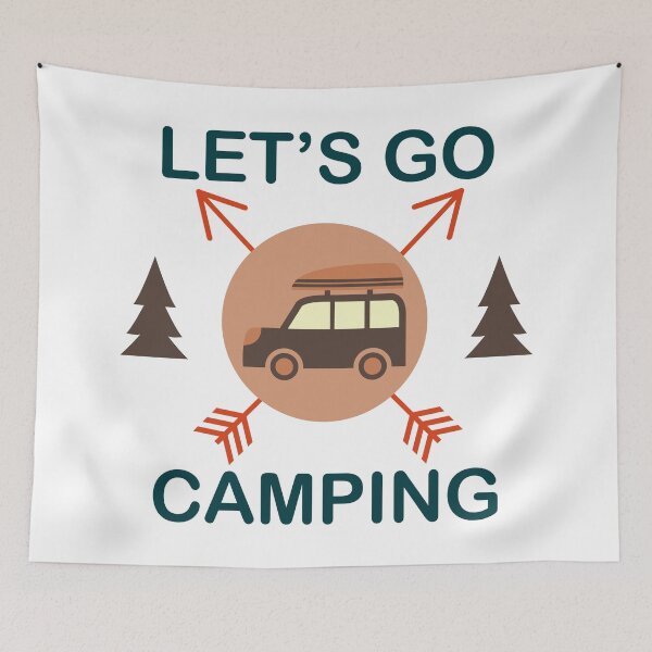 Item preview, Let's Go Camping designed and sold by SportsT-Shirts.