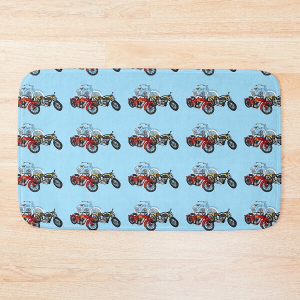 Item preview, 3 Antique Motorcycles blue designed and sold by JaymieMetz.