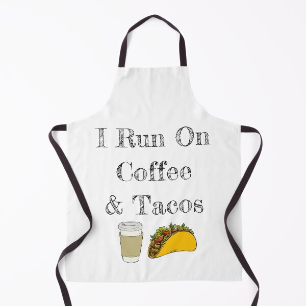 Item preview, I Run On Coffee And Tacos designed and sold by TheButtonCrew.