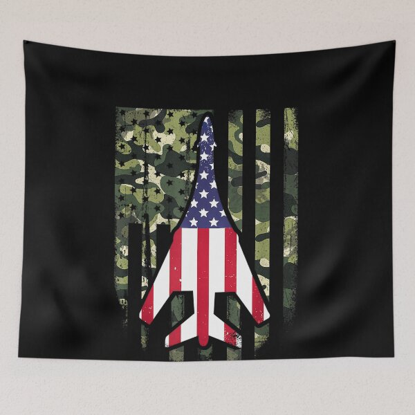Item preview, Air Force B1 Supersonic Bomber Jet American Flag Squadron  designed and sold by Colleen206.