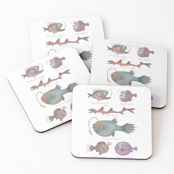 Item preview, Sea life specimens - Deep Sea Fish designed and sold by Cabinet Of Curiosities by Vlad.