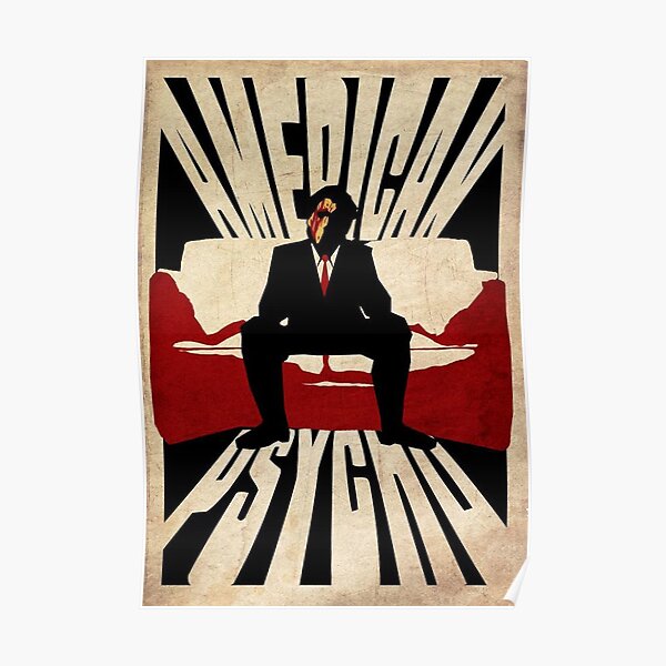 Psycho américain de sang Poster