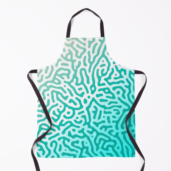 Item preview, Squiggle Lines Turquoise Gradient Pattern designed and sold by patternsoup.