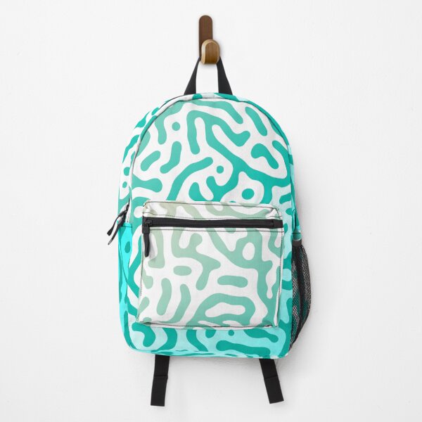 Item preview, Squiggle Lines Turquoise Gradient Pattern designed and sold by patternsoup.