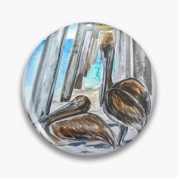 Item preview, Pelicans at Naples Pier designed and sold by PrissDodrill-86.