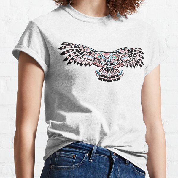 Mystic Owl in Native American Style art Classic T-Shirt