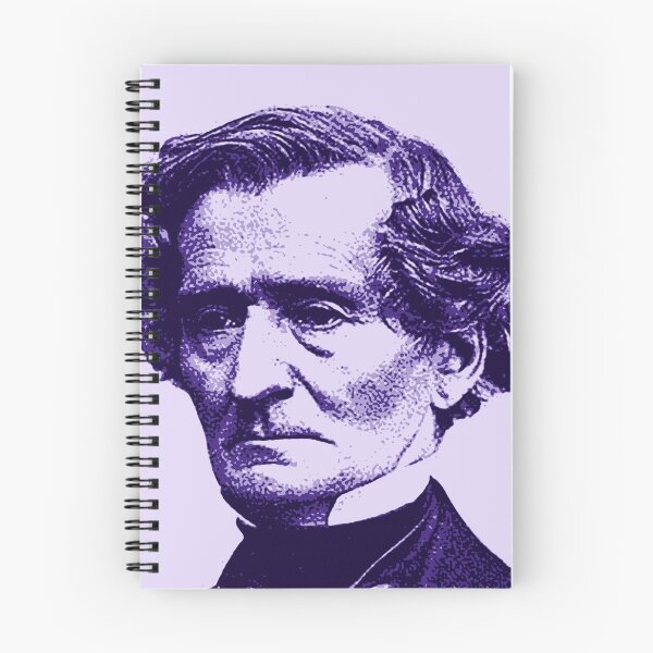 Item preview, Louis-Hector Berlioz Purple Portrait designed and sold by zavadadesigns.
