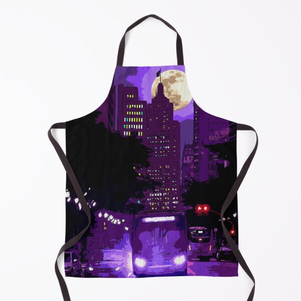 Item preview, São Paulo Brazil - buss - retrowave - synthwave - neon - comics designed and sold by RazzArt.