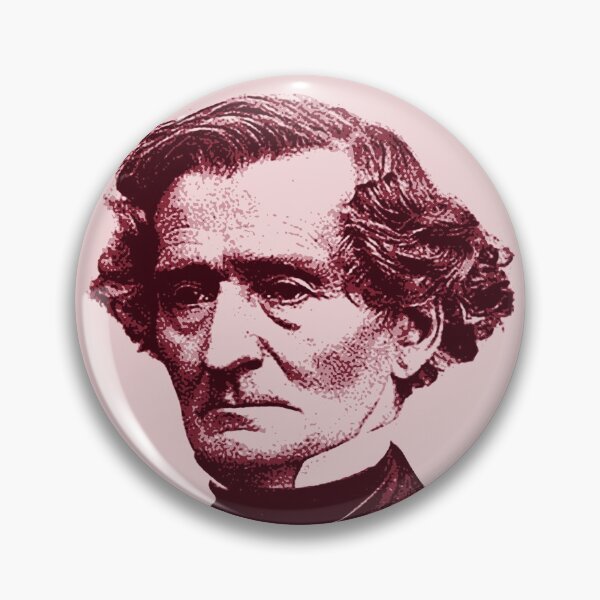 Item preview, Louis-Hector Berlioz Red Portrait designed and sold by zavadadesigns.