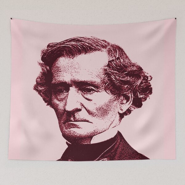 Item preview, Louis-Hector Berlioz Red Portrait designed and sold by zavadadesigns.