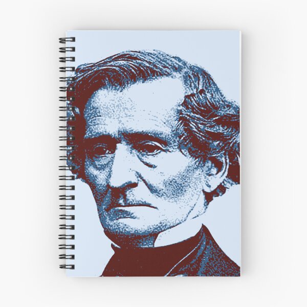 Item preview, Louis-Hector Berlioz Red Blue Portrait designed and sold by zavadadesigns.