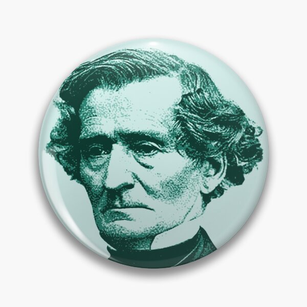Item preview, Louis-Hector Berlioz Teal Portrait designed and sold by zavadadesigns.