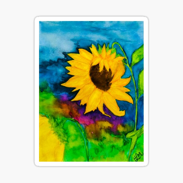 Sunflower Sticker
