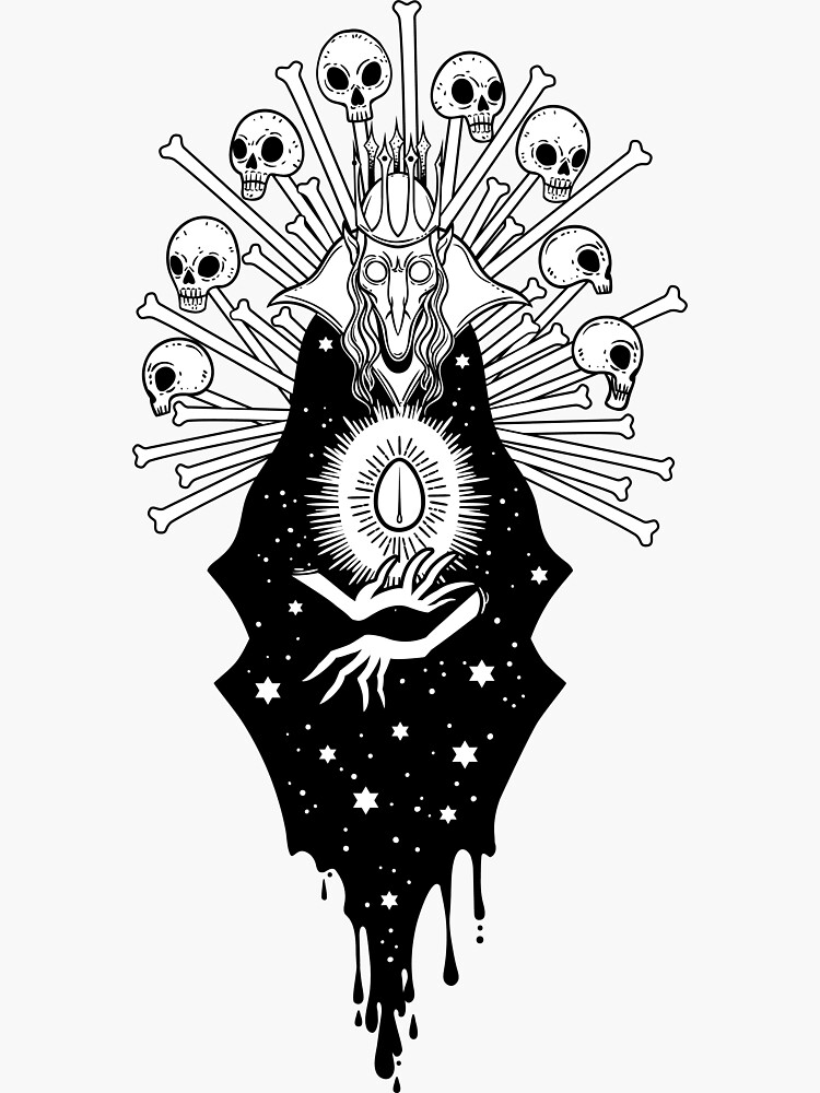 "Slavic Dark Wizard" Sticker for Sale by ninakara | Redbubble
