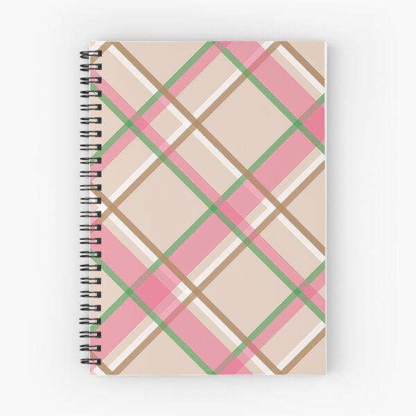 Item preview, Pink tan and green plaid diagonal line fashion designed and sold by BLMcreations.