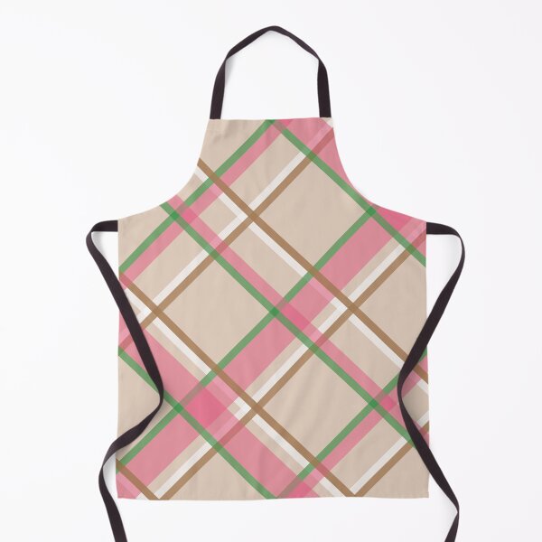 Item preview, Pink tan and green plaid diagonal line fashion designed and sold by BLMcreations.