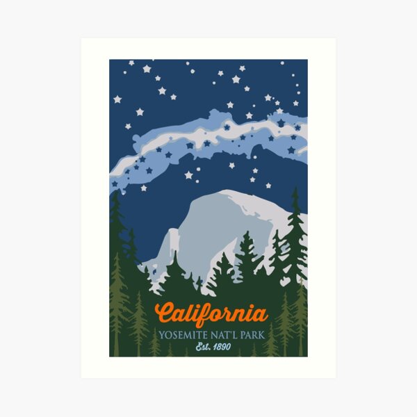 Yosemite National Park. Art Print