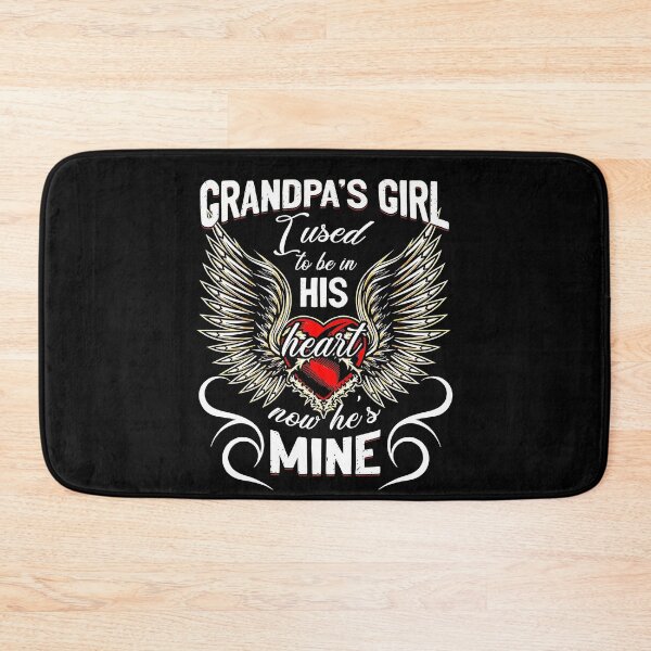 Item preview, Grandpa's girl i used to be in his heart now he's mine Angel  designed and sold by birdmorrison.