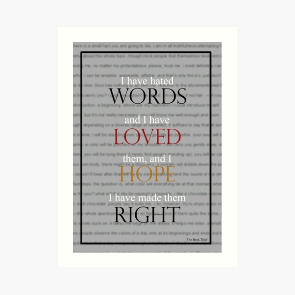 Word Art Print