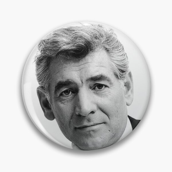 Item preview, Leonard Bernstein Black and White Portrait designed and sold by zavadadesigns.