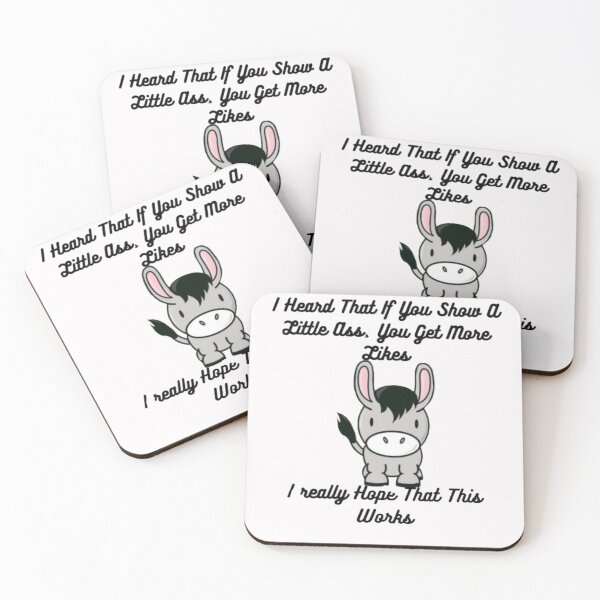 Item preview, I heard that Funny Meme Cute Donkey Design designed and sold by TheHappyK.