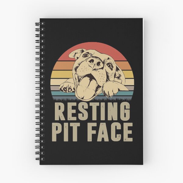 Item preview, Funny Dog Pitbull Resting Pit Face designed and sold by nauglesamatha.