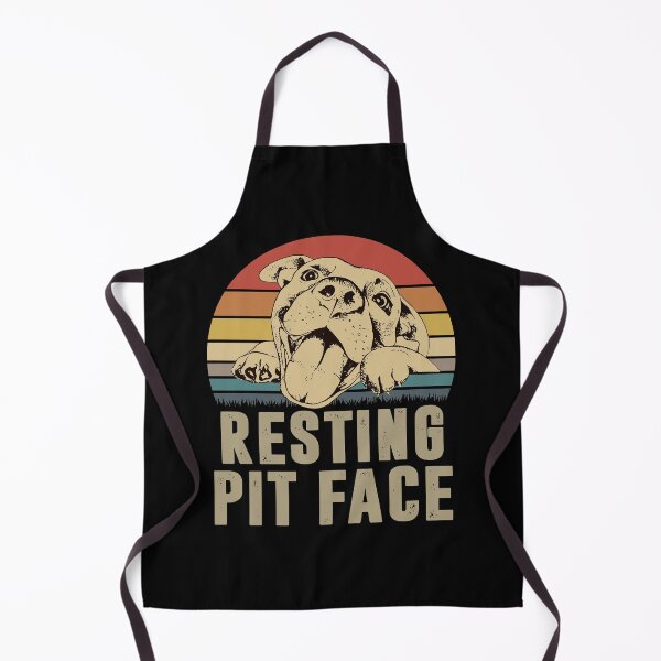 Item preview, Funny Dog Pitbull Resting Pit Face designed and sold by nauglesamatha.