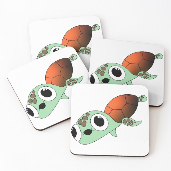Item preview, Cute and Derpy Sea Turtle designed and sold by ACreativeFish.
