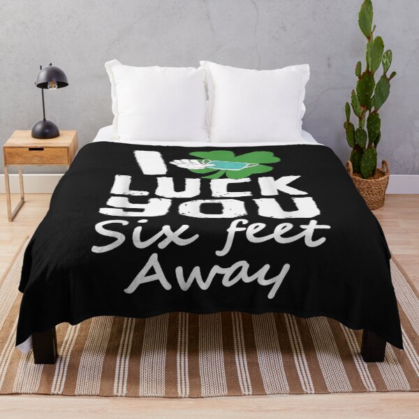 Item preview, Luck You Six Feet Away Shamrock Funny St Patrick’s Day 2021 T-Shirt designed and sold by Lukifo-Proper.