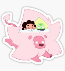 Tiny Lion with Peridot and Steven Sticker