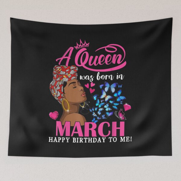 Item preview, Queens Are Born In March Girl Gift March Birthday women T-Shirt designed and sold by Lukifo-Proper.