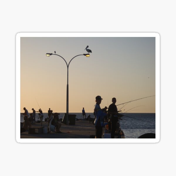 Item preview, Woodman Point jetty at sunset, Perth, Western Australia. designed and sold by BigAndRed.
