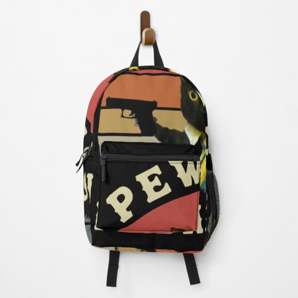 Item preview, Retro Funny Black Cat Pew Pew Madafakas Vintage designed and sold by Betadin2s.