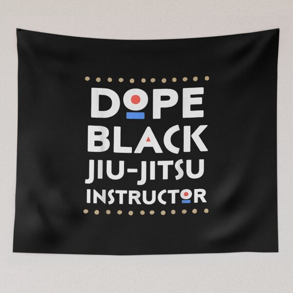 Aperçu de l'œuvre Instructeur Dope Black Jiu-Jitsu Mélanine Africaine créée et vendue par Didierbaschet.
