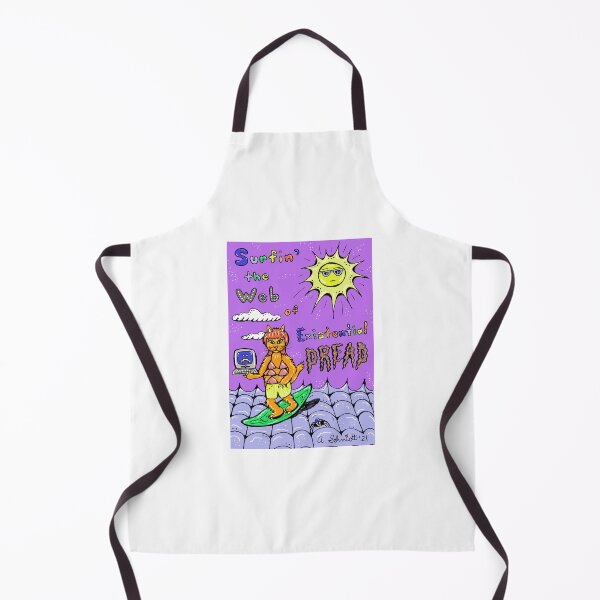 Item preview, Surfin' the Web of Existential Dread designed and sold by Intergalactic Unicorn: Art by Anna Schmidt.