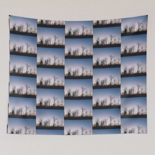 Item preview, Woodland Tree Line, Winter Sun Set designed and sold by 10pmCreations.
