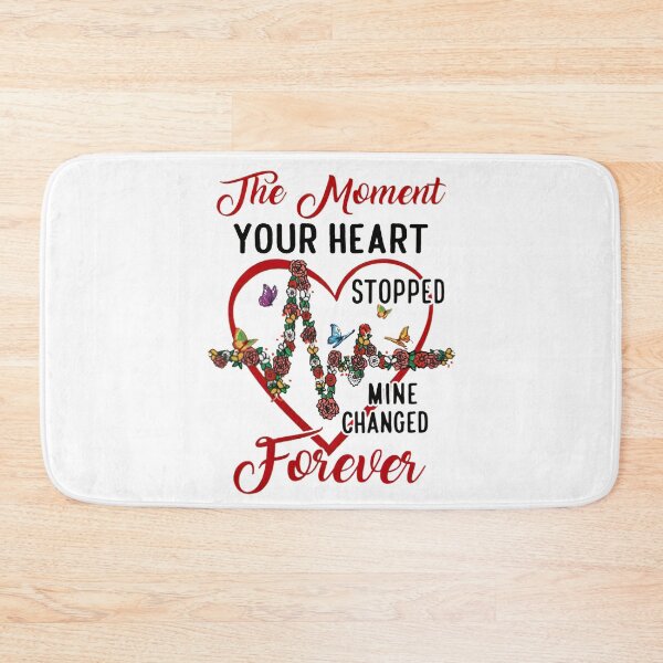 Item preview, The moment your heart stopped mine changed forever Heartbeat flower designed and sold by birdmorrison.