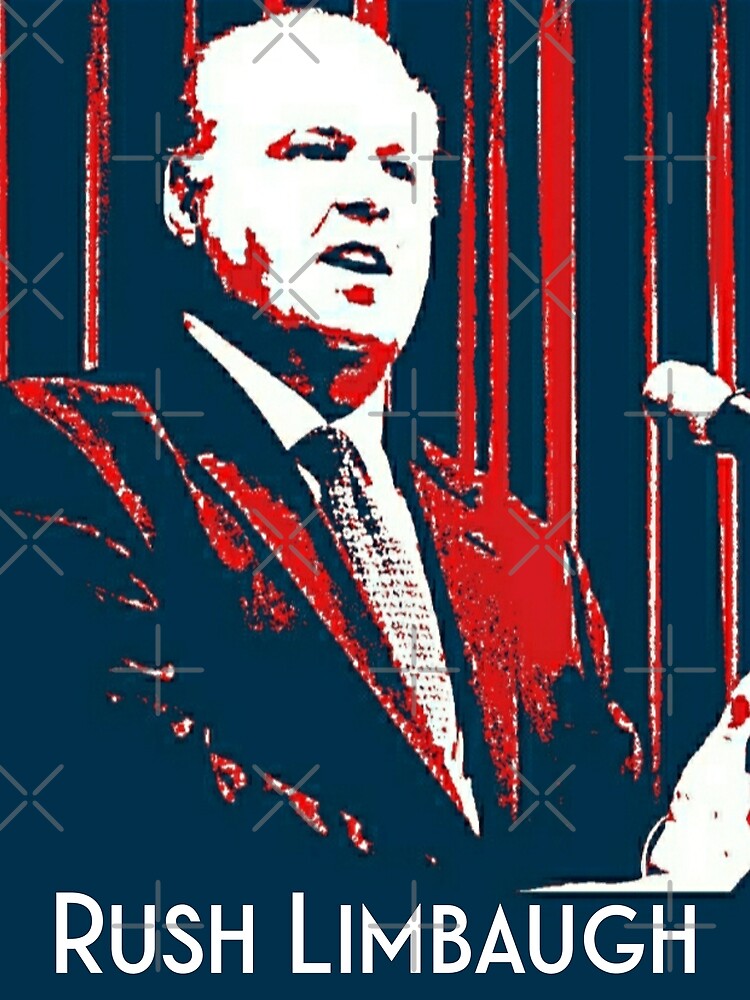 " Rush Limbaugh" Poster for Sale by Simrangabhane Redbubble