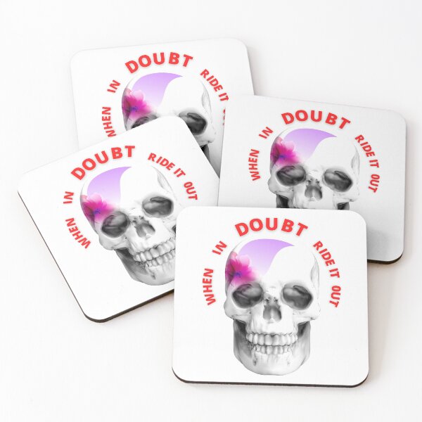 Item preview, Cool Skull's Design 3 - When In Doubt, Ride It Out! designed and sold by ibnujusup.