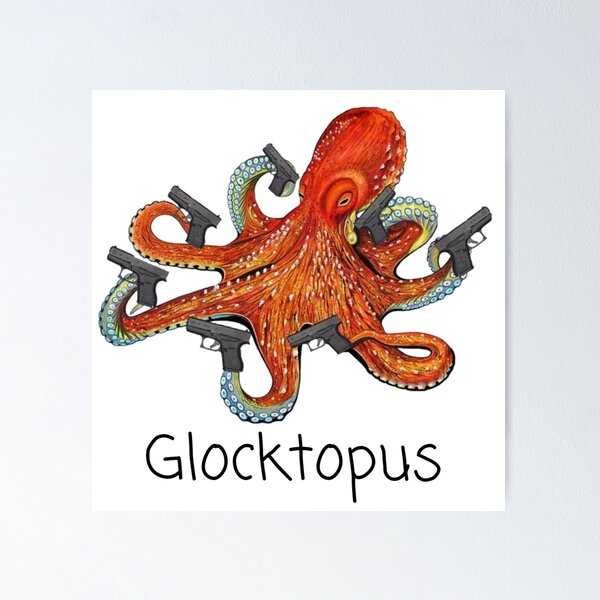 Item preview, Glocktopus designed and sold by PandaPause.